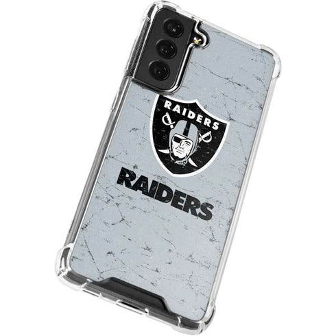 NFL Las Vegas Raiders - Alternate Distressed Galaxy S22 Clear Case