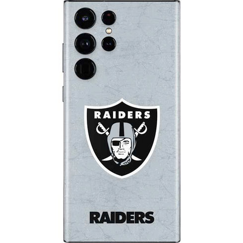 NFL Las Vegas Raiders - Alternate Distressed Galaxy S22 Ultra Skin