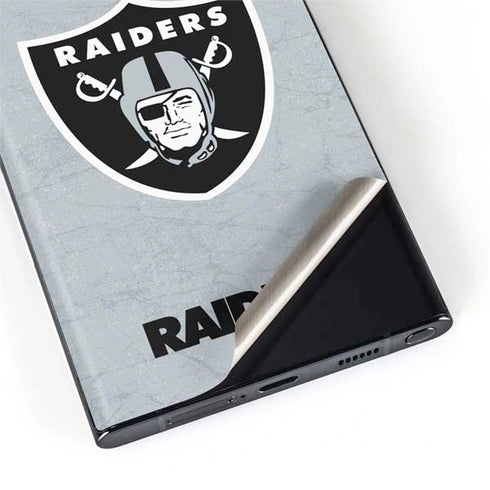 NFL Las Vegas Raiders - Alternate Distressed Galaxy S22 Ultra Skin