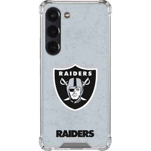 NFL Las Vegas Raiders - Alternate Distressed Galaxy S23 Clear Case