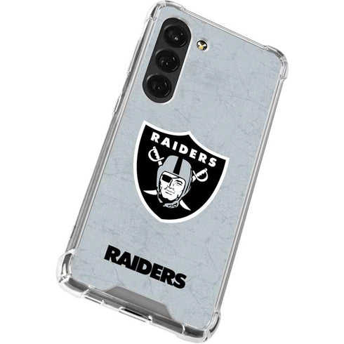NFL Las Vegas Raiders - Alternate Distressed Galaxy S23 Clear Case