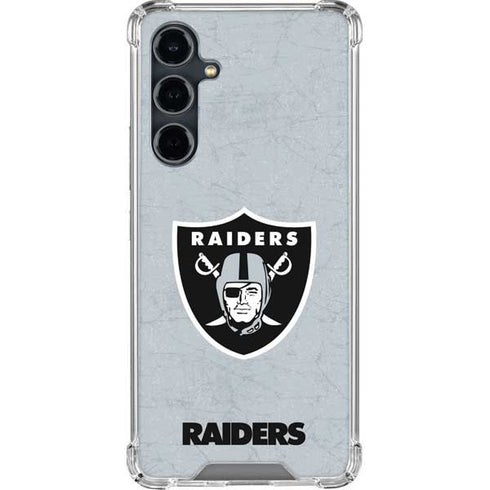 NFL Las Vegas Raiders - Alternate Distressed Galaxy S23 FE Clear Case