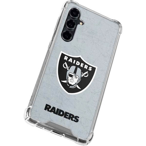 NFL Las Vegas Raiders - Alternate Distressed Galaxy S23 FE Clear Case