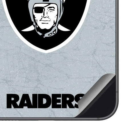 NFL Las Vegas Raiders - Alternate Distressed Galaxy S23 FE Skin