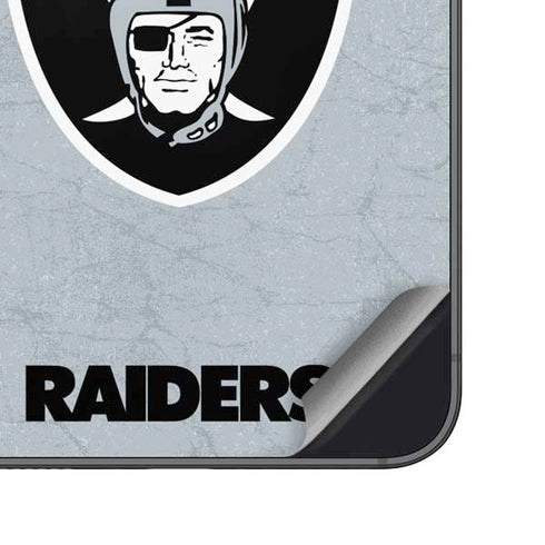 NFL Las Vegas Raiders - Alternate Distressed Galaxy S23 Plus Skin
