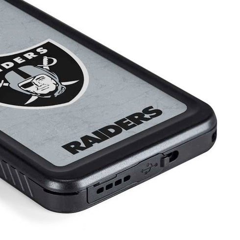 NFL Las Vegas Raiders - Alternate Distressed Galaxy S23 Plus Waterproof Case