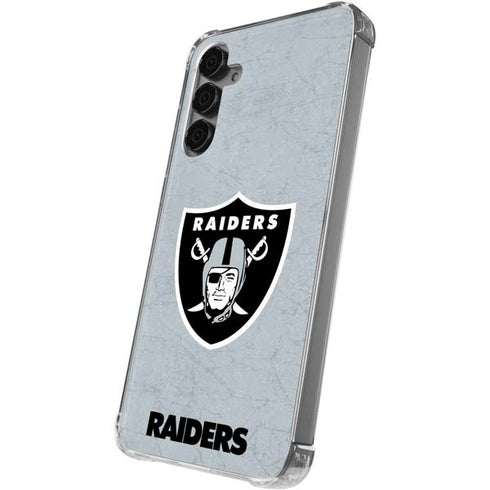 NFL Las Vegas Raiders - Alternate Distressed Galaxy S24 Plus Clear Case