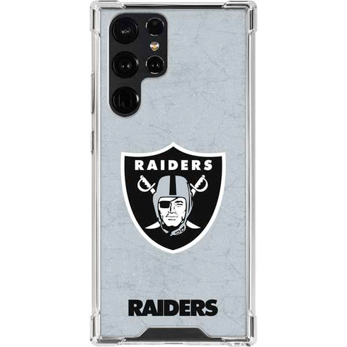 NFL Las Vegas Raiders - Alternate Distressed Galaxy S24 Ultra Clear Case