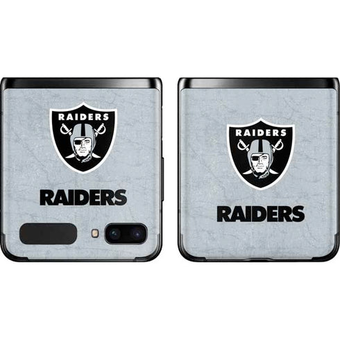 NFL Las Vegas Raiders - Alternate Distressed Galaxy Z Flip Skin