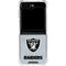 NFL Las Vegas Raiders - Alternate Distressed Galaxy Z Flip5 5G Clear Case