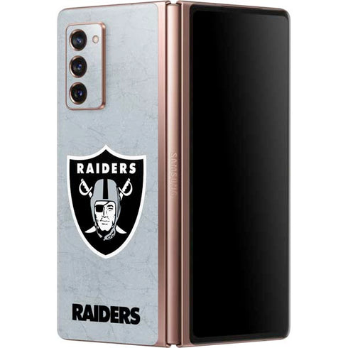 NFL Las Vegas Raiders - Alternate Distressed Galaxy Z Fold2 5G Skin