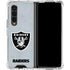 NFL Las Vegas Raiders - Alternate Distressed Galaxy Z Fold4 5G Clear Case