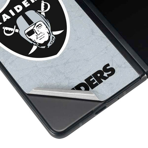 NFL Las Vegas Raiders - Alternate Distressed Galaxy Z Fold4 5G Skin