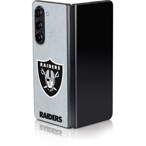 NFL Las Vegas Raiders - Alternate Distressed Galaxy Z Fold5 5G Skin