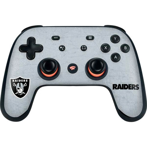 NFL Las Vegas Raiders - Alternate Distressed Google Stadia Controller Skin