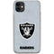 NFL Las Vegas Raiders - Alternate Distressed iPhone 11 Clear Case