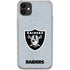 NFL Las Vegas Raiders - Alternate Distressed iPhone 11 Clear Case