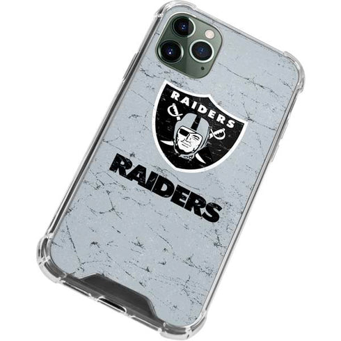 NFL Las Vegas Raiders - Alternate Distressed iPhone 11 Pro Max Clear Case