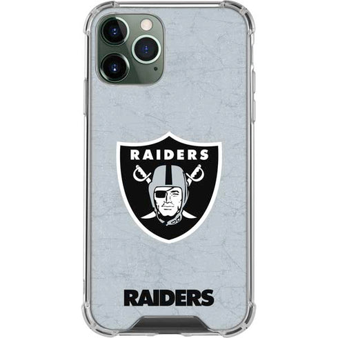 NFL Las Vegas Raiders - Alternate Distressed iPhone 12 Pro Clear Case