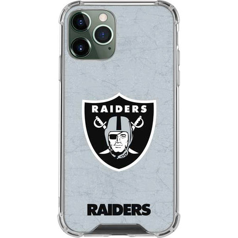 NFL Las Vegas Raiders - Alternate Distressed iPhone 12 Pro Max Clear Case