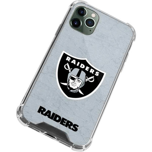 NFL Las Vegas Raiders - Alternate Distressed iPhone 12 Pro Max Clear Case