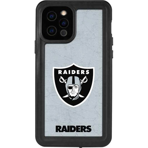 NFL Las Vegas Raiders - Alternate Distressed iPhone 12 Pro Waterproof Case