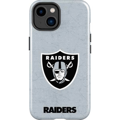 NFL Las Vegas Raiders - Alternate Distressed iPhone 15 Plus Impact Case