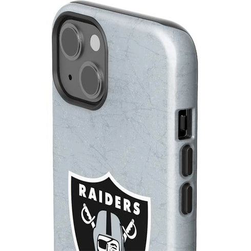 NFL Las Vegas Raiders - Alternate Distressed iPhone 15 Plus Impact Case