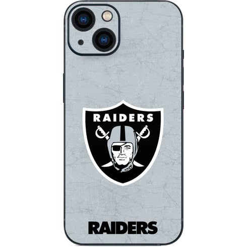 NFL Las Vegas Raiders - Alternate Distressed iPhone 14 Plus Skin