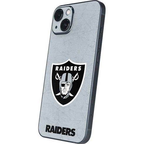 NFL Las Vegas Raiders - Alternate Distressed iPhone 15 Plus Skin