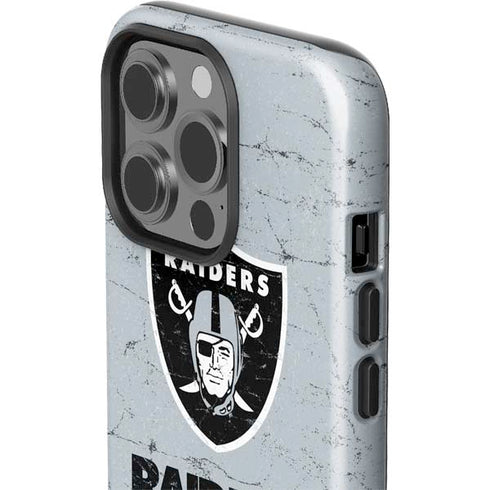 NFL Las Vegas Raiders - Alternate Distressed iPhone 15 Pro Impact Case