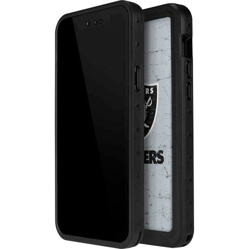 NFL Las Vegas Raiders - Alternate Distressed iPhone 14 Pro Max Waterproof Case