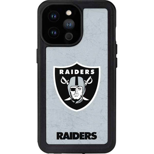 NFL Las Vegas Raiders - Alternate Distressed iPhone 14 Pro Max Waterproof Case