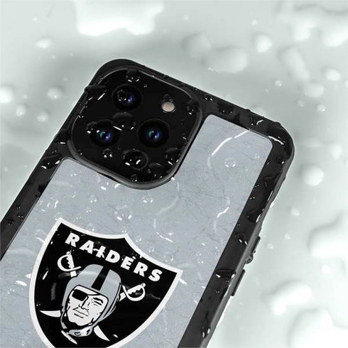 NFL Las Vegas Raiders - Alternate Distressed iPhone 14 Pro Max Waterproof Case