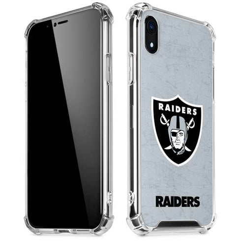 NFL Las Vegas Raiders - Alternate Distressed iPhone XR Clear Case
