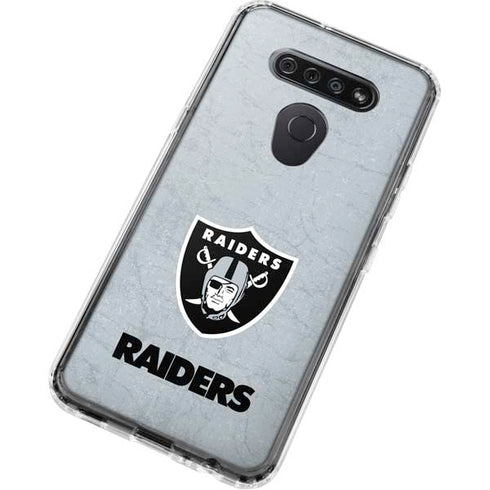 NFL Las Vegas Raiders - Alternate Distressed LG K51/Q51 Clear Case