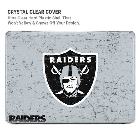 NFL Las Vegas Raiders - Alternate Distressed MacBook Air 13in M1 (2021) Case plus Skin