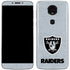 NFL Las Vegas Raiders - Alternate Distressed Moto E5 Plus Skin