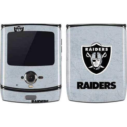 NFL Las Vegas Raiders - Alternate Distressed Motorola RAZR Skin