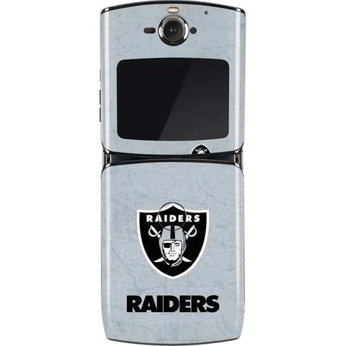NFL Las Vegas Raiders - Alternate Distressed Motorola RAZR Skin