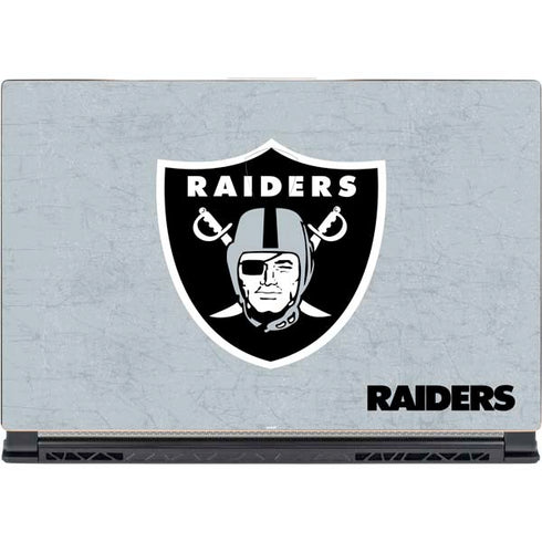 NFL Las Vegas Raiders - Alternate Distressed MSI GS65 Stealth Laptop Skin