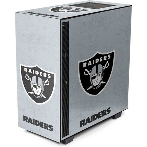 NFL Las Vegas Raiders - Alternate Distressed NZXT H510 Compact ATX Mid-Tower Case Skin