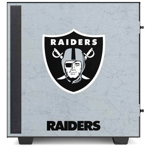 NFL Las Vegas Raiders - Alternate Distressed NZXT H510 Compact ATX Mid-Tower Case Skin