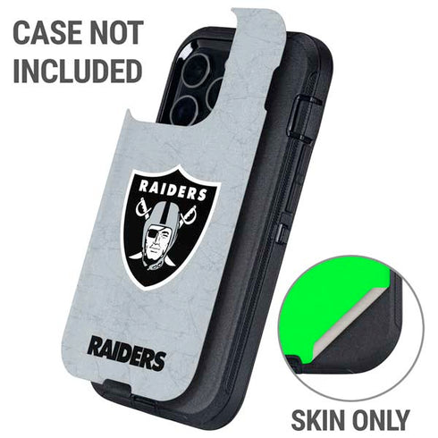 NFL Las Vegas Raiders - Alternate Distressed Otterbox Defender iPhone Skin