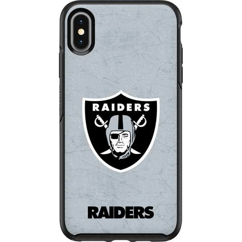 NFL Las Vegas Raiders - Alternate Distressed Otterbox Symmetry iPhone Skin