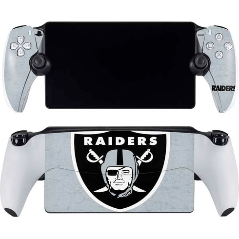 NFL Las Vegas Raiders - Alternate Distressed PlayStation Portal Remote Player Skin