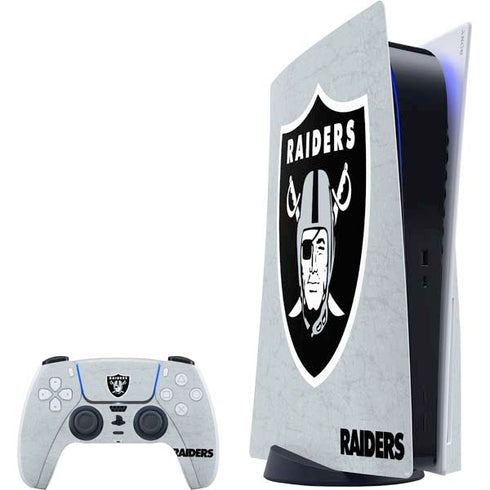 NFL Las Vegas Raiders - Alternate Distressed PS5 Bundle Skin