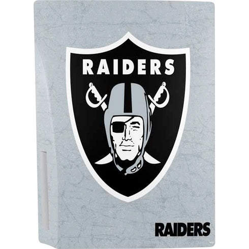 NFL Las Vegas Raiders - Alternate Distressed PS5 Console Skin