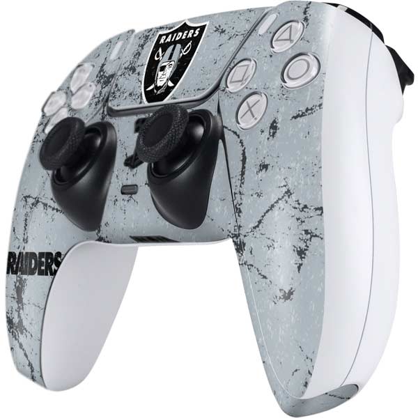 NFL Las Vegas Raiders Alternate Distressed PS5 Controller Skin