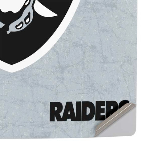 NFL Las Vegas Raiders - Alternate Distressed PS5 Slim Digital Edition Console Skin